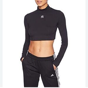 Adidas Originals Long Sleeve Crop Top